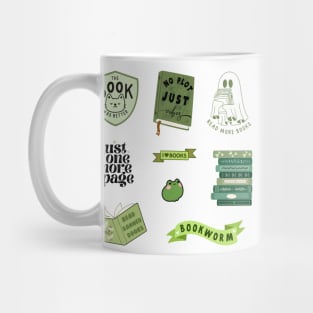 Green Bookish Pack Mug